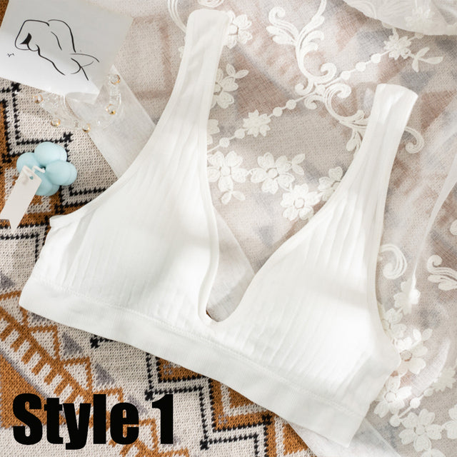 Padded White Bra