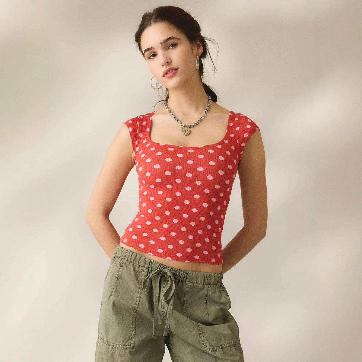 Red Polka Dot